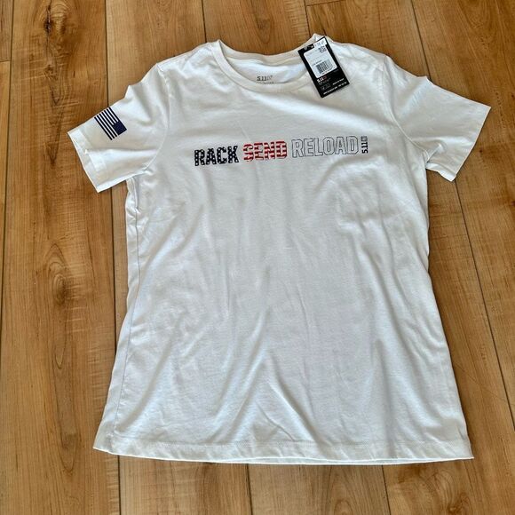 NWT 5.11 Womens Short Sleeve Tee 4th of July Graphic Size Med - Picture 6 of 9